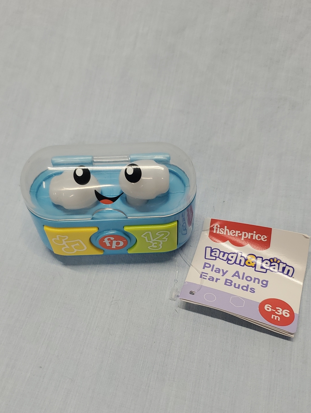 Fisher-Price Blue Laugh & Learn Play Along Ear Buds Toy